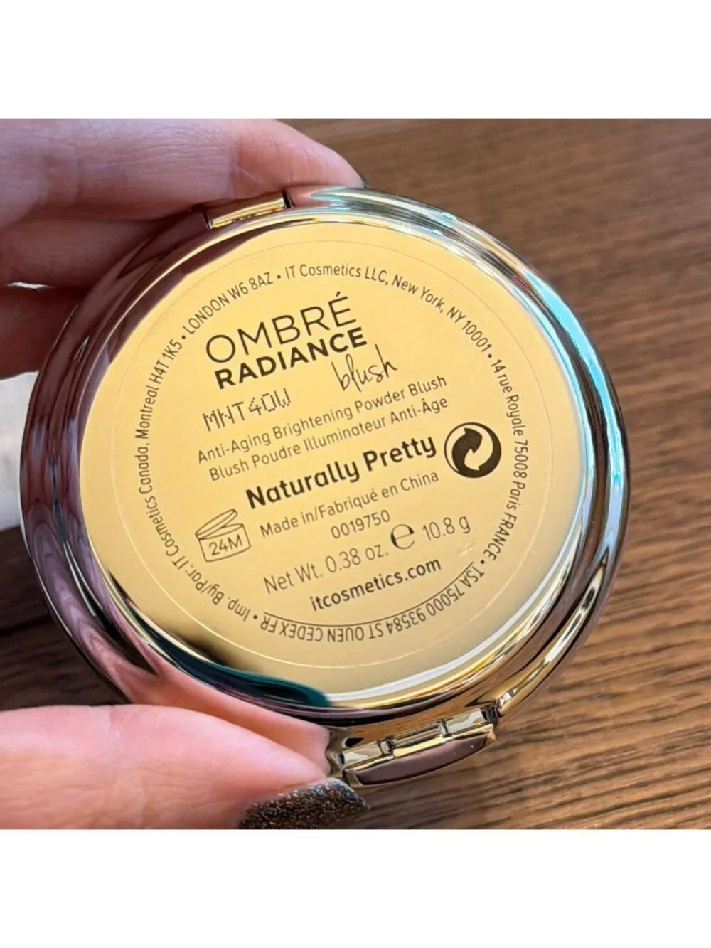 It Cosmetics Ombre Radiance Blush Powder Blush Naturally Pretty 0.38 oz New Box
